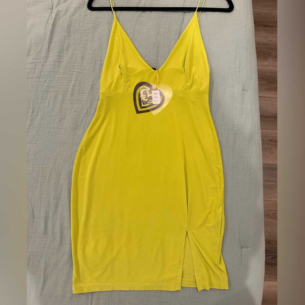 Club L Lime Punch Mini Dress